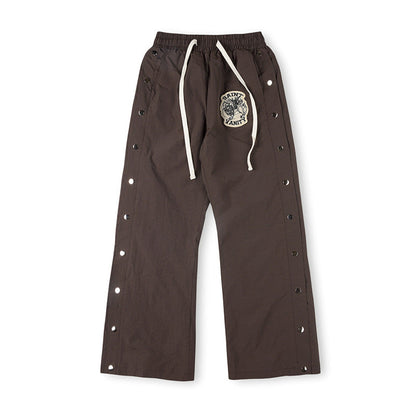 SAINT VANITY  Nylon Hooded Track  Pants “Gray”