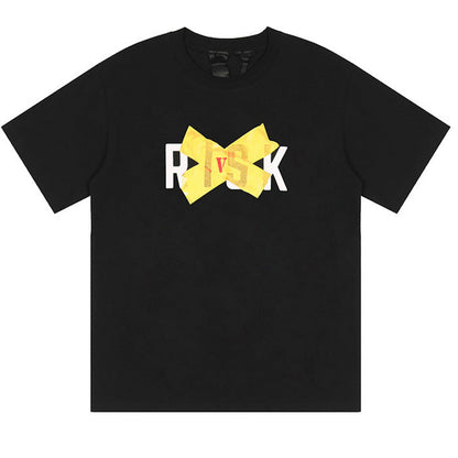 VLONE Yellow PoliceTape Letters T-shirts