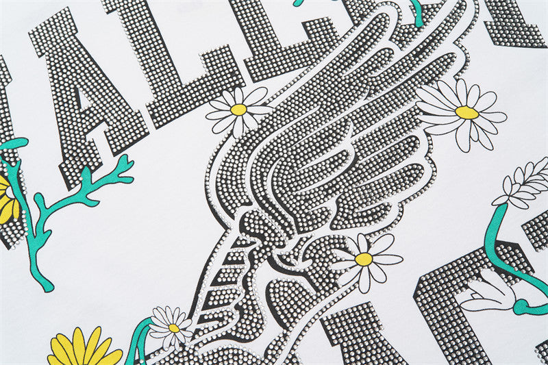 VALLEY Vale Forever WHITE BLING Rhinestone TEE