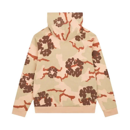 Denim Tears The Cotton Wreath Zip Sweatshirt Tan Camo