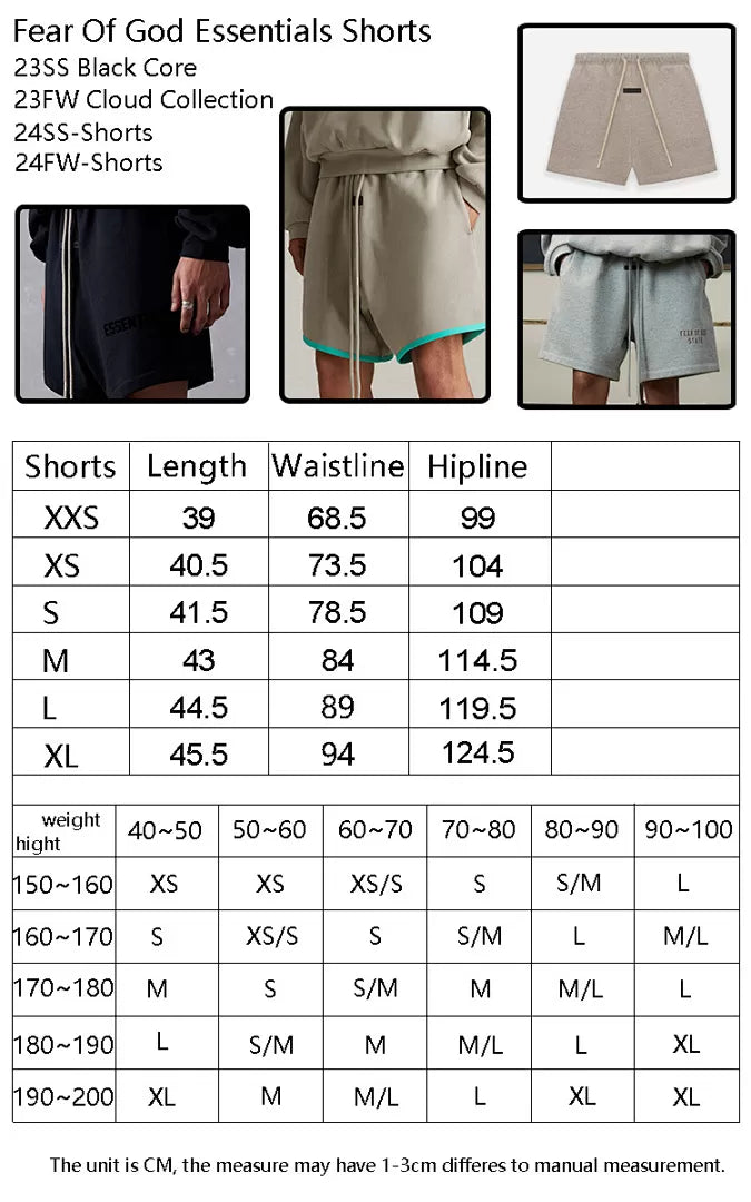 FOG X Essentials 23FW Cloud Shorts