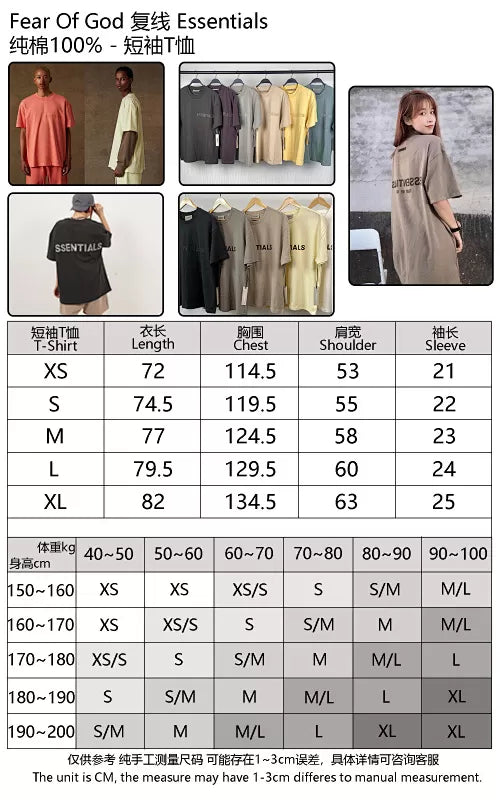 FOG X Essentials 20ss Tshirt