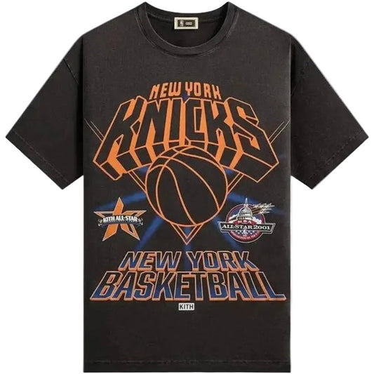 Kith NBA All Star New York Knicks Vintage Tee Black
