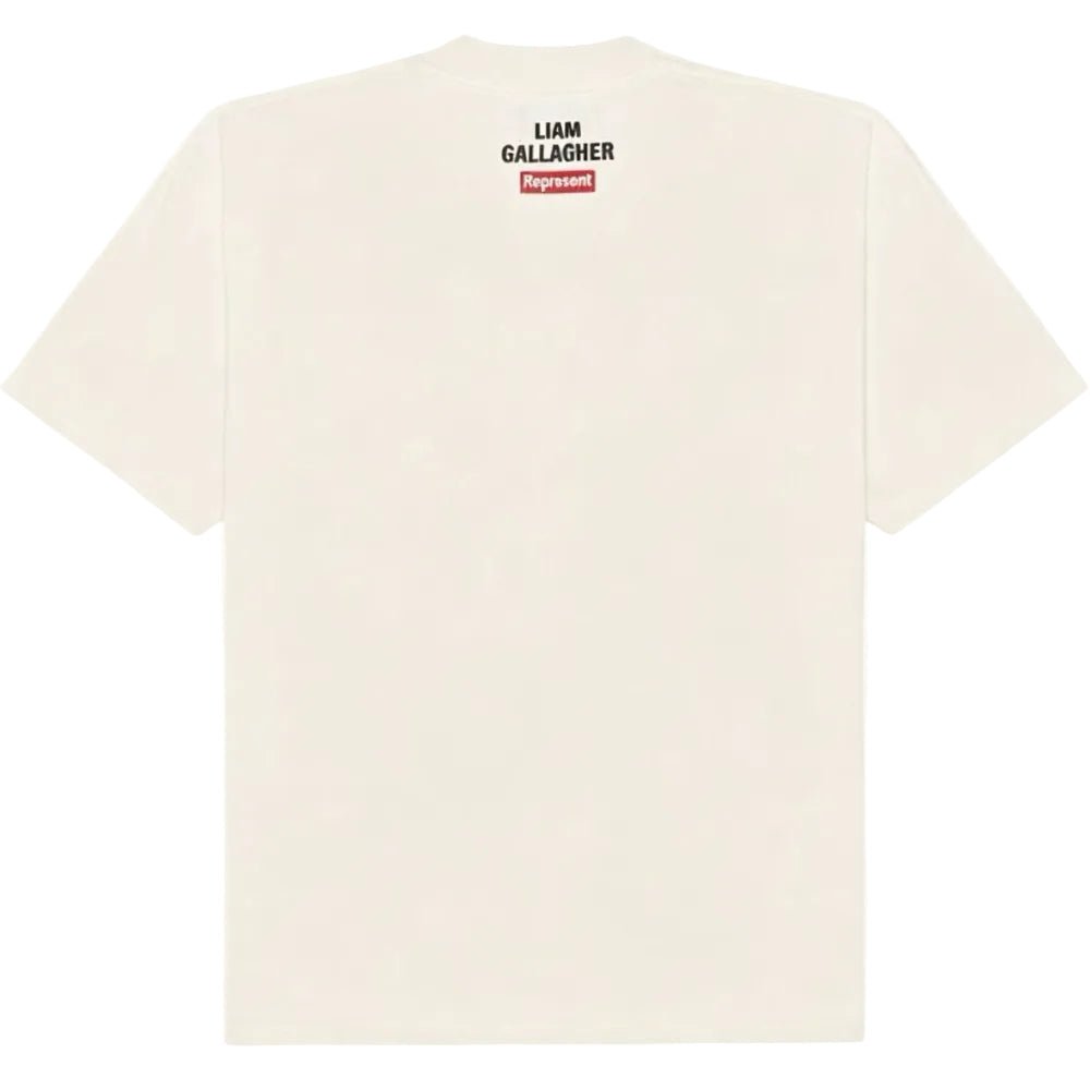 Represent Liam Gallagher Cmon You Know Vintage Tee White