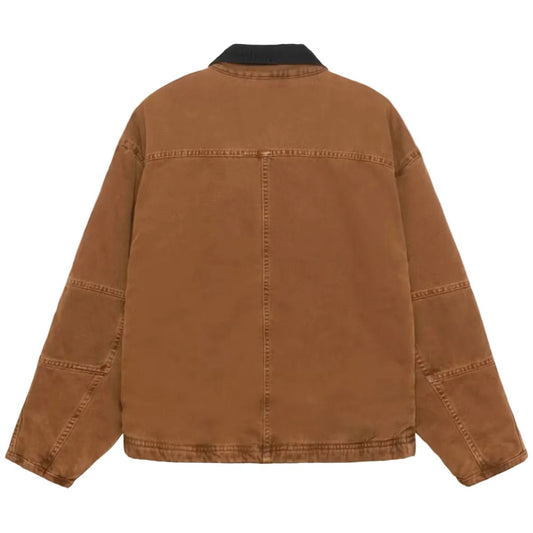 Stussy Washed Canvas Shop Jacket  Bronze
