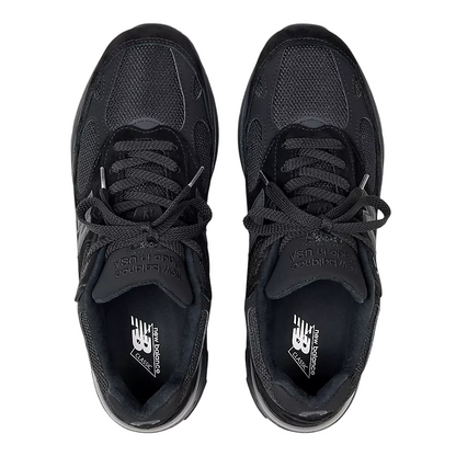 U993BL New Balance 993 MiUSA Triple Black Suede