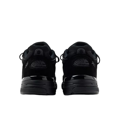 U993BL New Balance 993 MiUSA Triple Black Suede